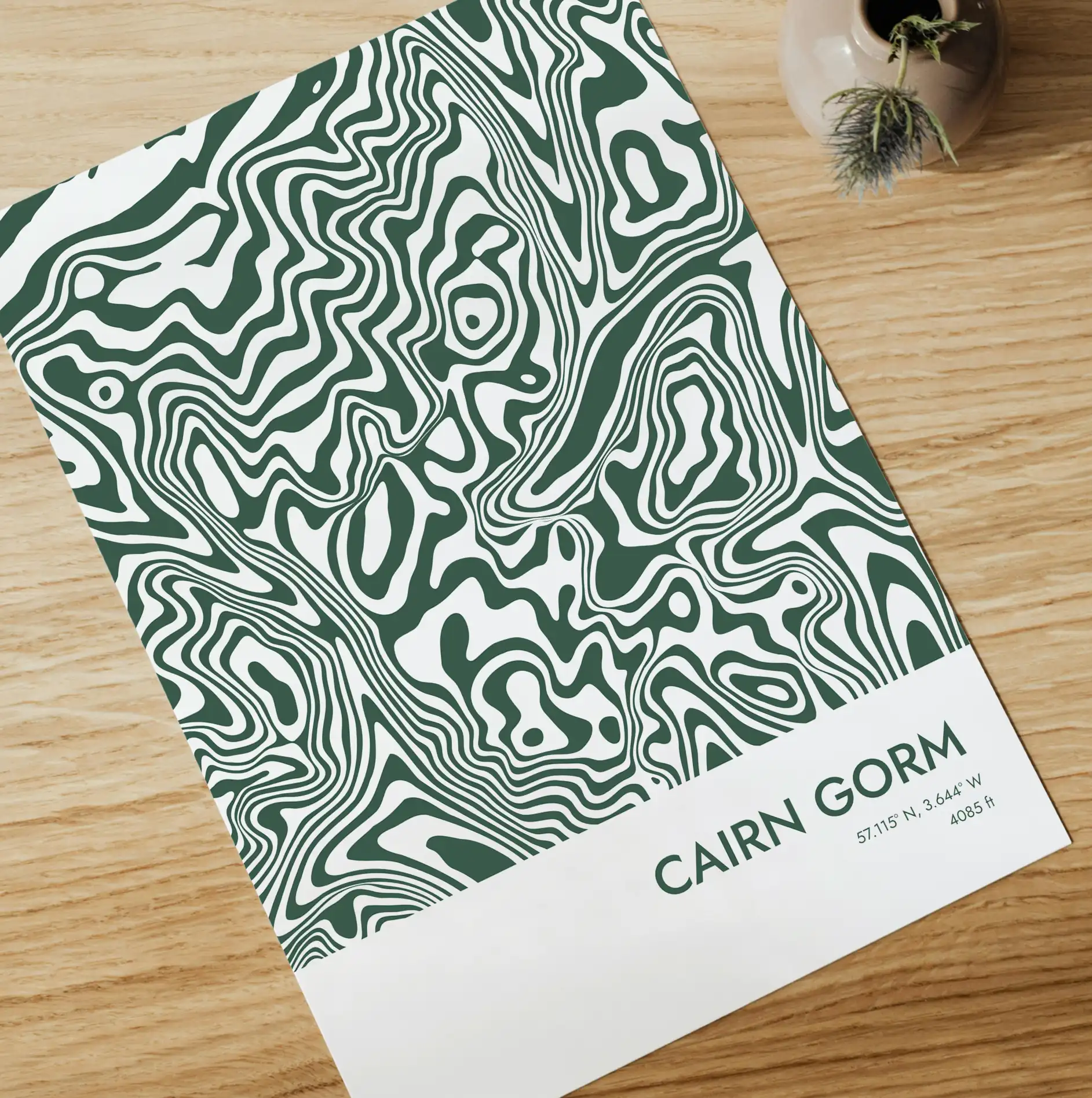 Preview of minimalist contour prints